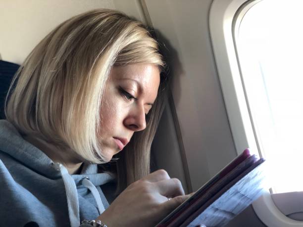 Woman on a Plane